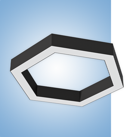 Светильник Hexa серия vs-ds-Hexa накладной